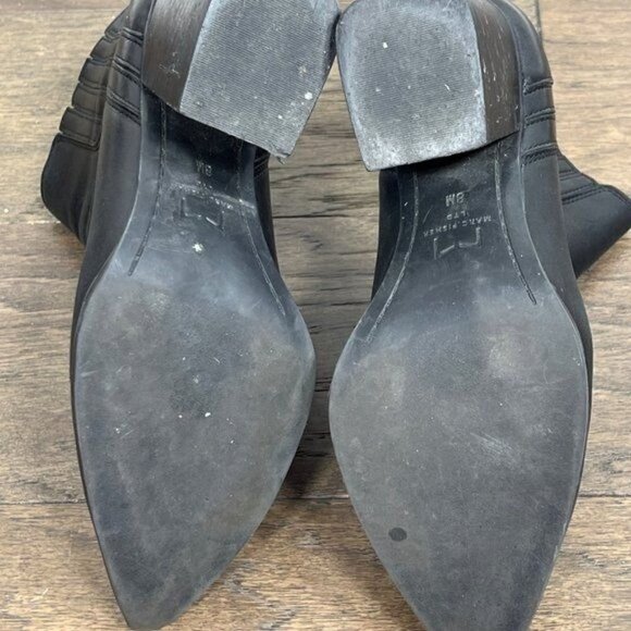 MARC FISHER Alva Pointed Toe Boot Black Size 8 - Picture 5 of 7